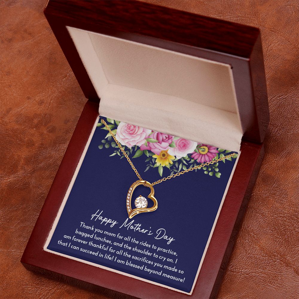 To My Mom | Thank You Mom - Forever Love Necklace