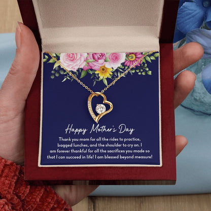 To My Mom | Thank You Mom - Forever Love Necklace