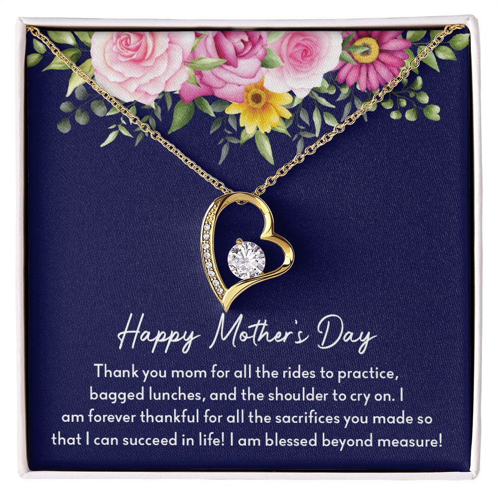 To My Mom | Thank You Mom - Forever Love Necklace