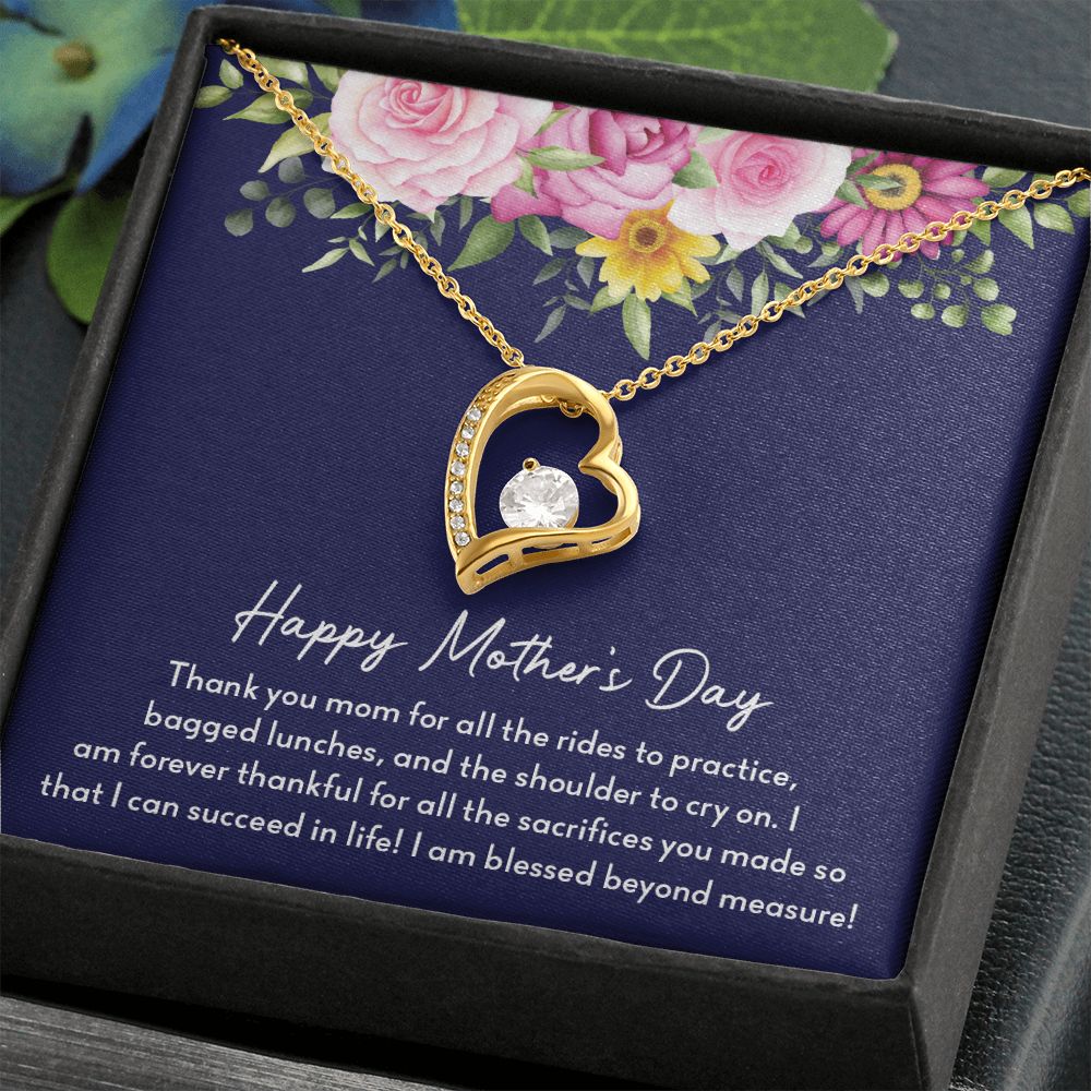 To My Mom | Thank You Mom - Forever Love Necklace