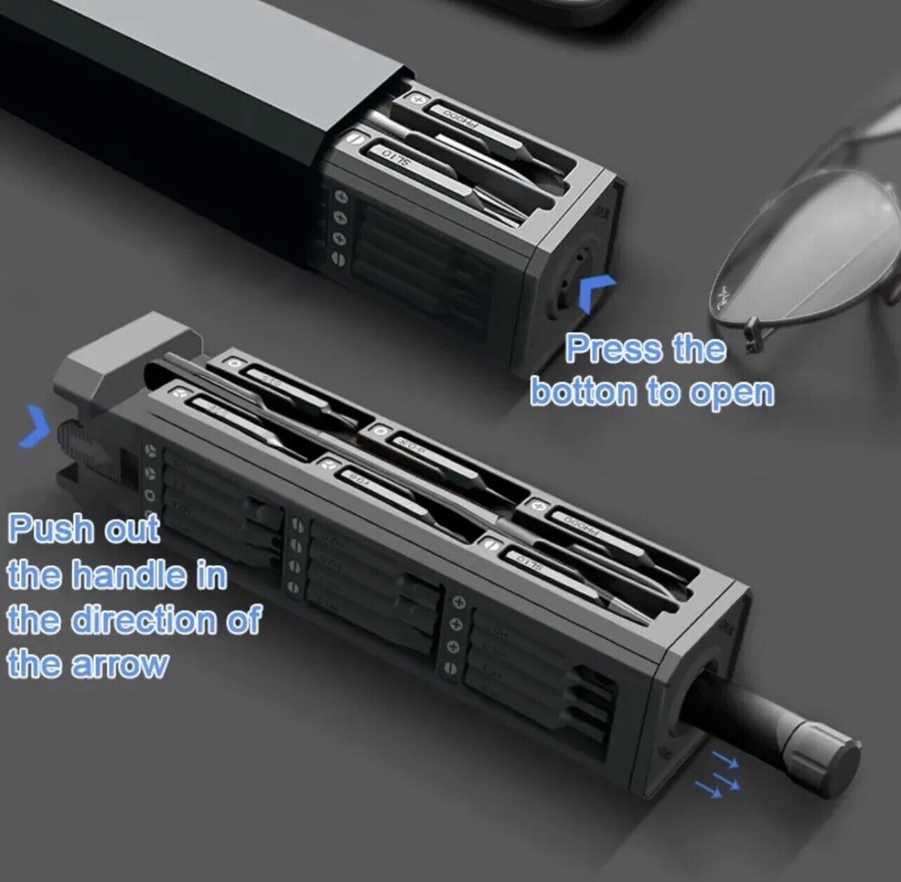 Master Every Repair with Our 46-in-1 Precision Screwdriver Set!