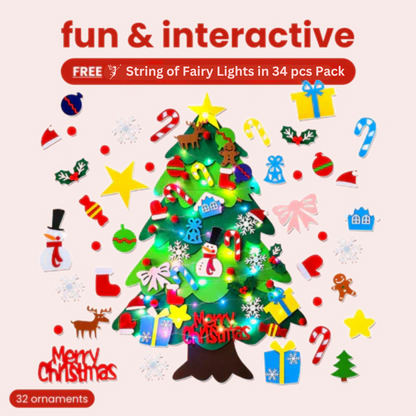 Felt Fun Interactive Christmas Tree