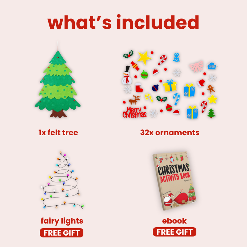 Felt Fun Interactive Christmas Tree